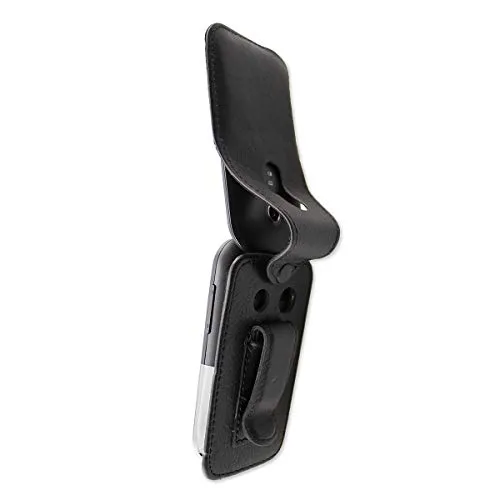 caseroxx Borsa Pelle Doro 2404 Nera con Clip Cintura