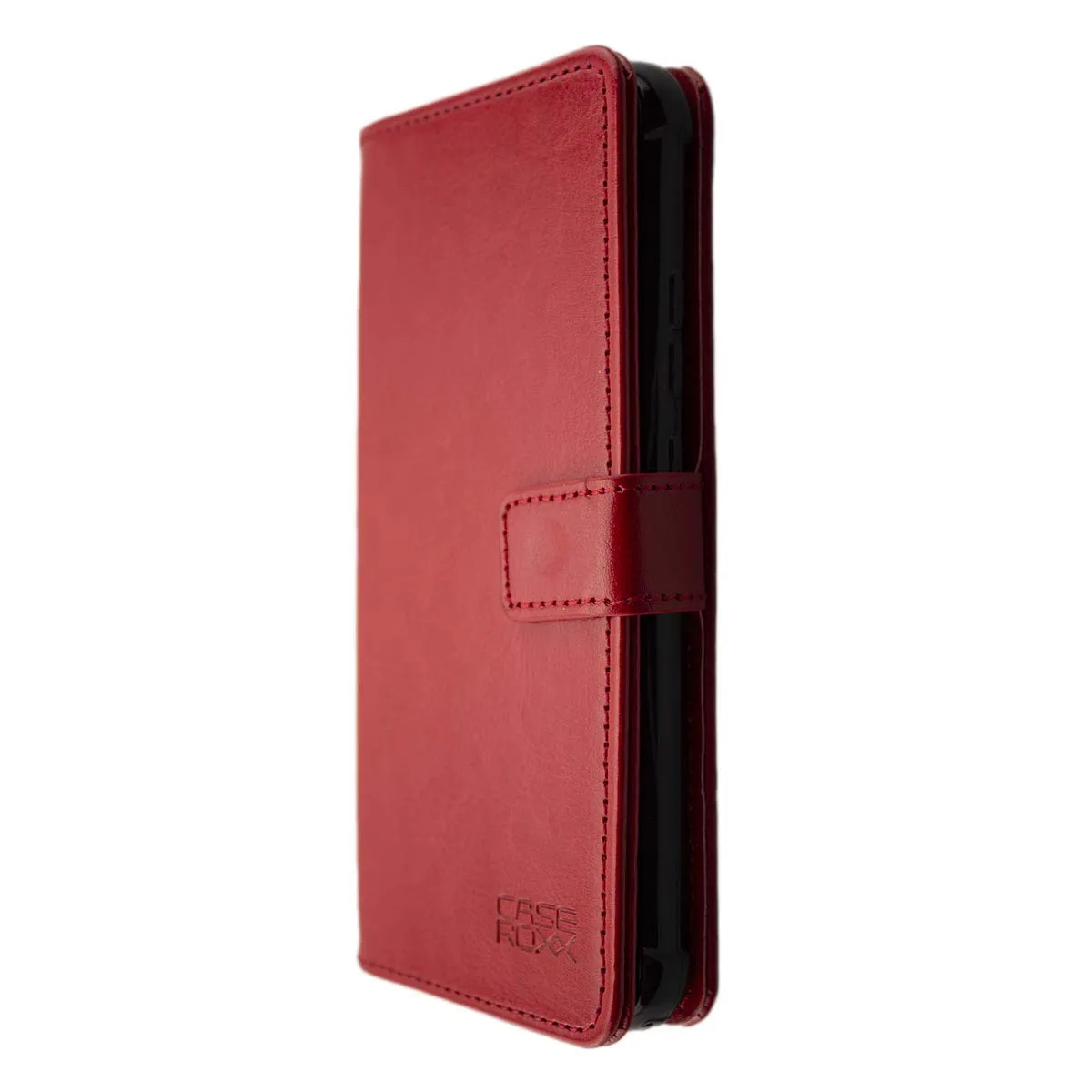 caseroxx Bookstyle Custodia per Gigaset GS4 Senior rossa portafoglio