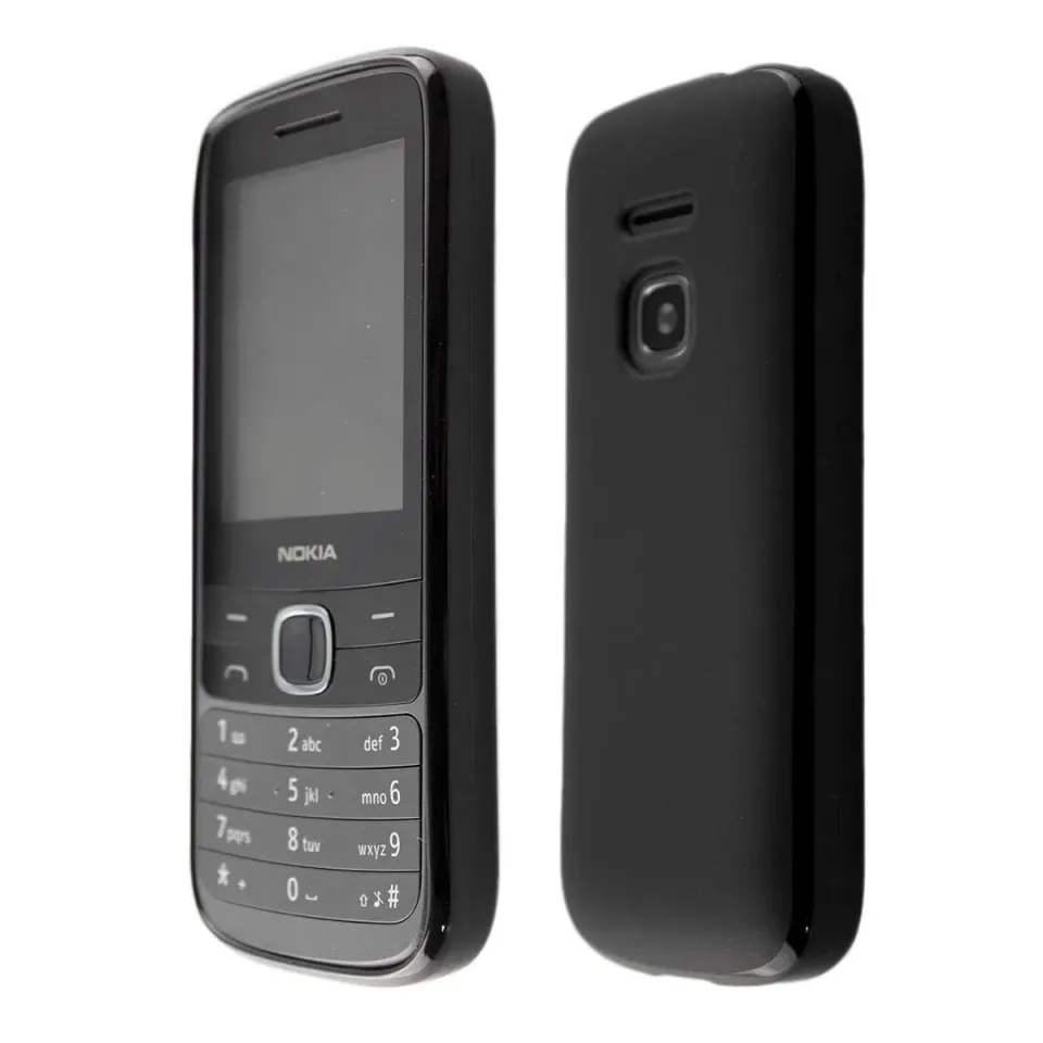 caseroxx TPU-Custodia Nokia 225 4G (2020) nera antiurto