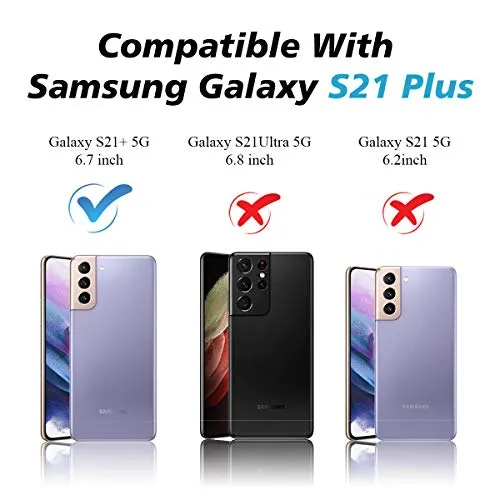 CloudValley Galaxy S21 Plus cover nera militare