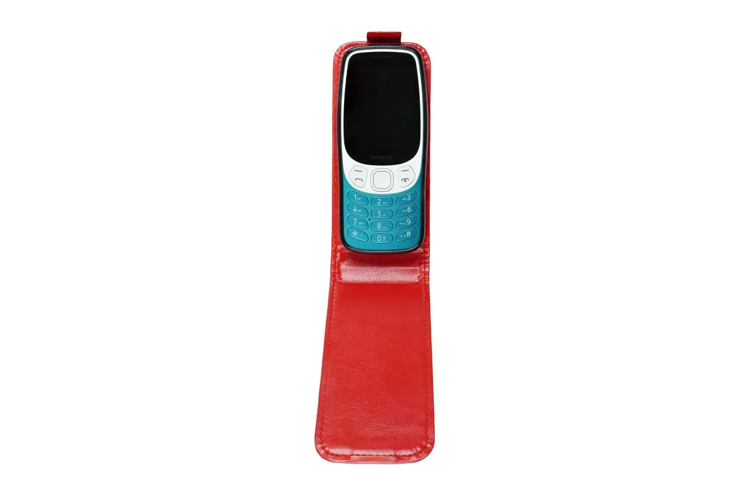 caseroxx Flip Cover Nokia 3210 2024 rosso magnetica