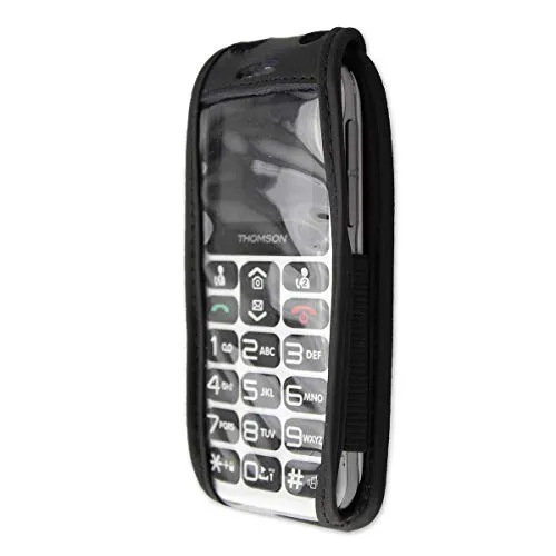 caseroxx Serea 51 borsello pelle nero clip cintura