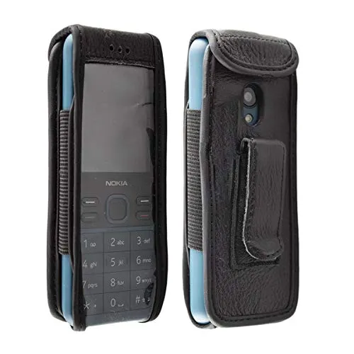 caseroxx custodia Nokia 125/150 2020 pelle nera cintura