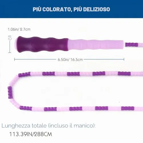 MoKo Corda per Saltare TPU 2 Pezzi Regolabile