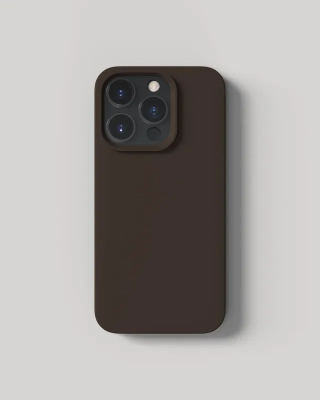 Nudient Thin Case custodia iPhone 14 Pro Dark Brown sottile