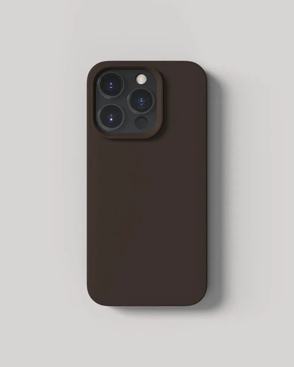 Nudient Thin Case custodia iPhone 14 Pro Dark Brown sottile
