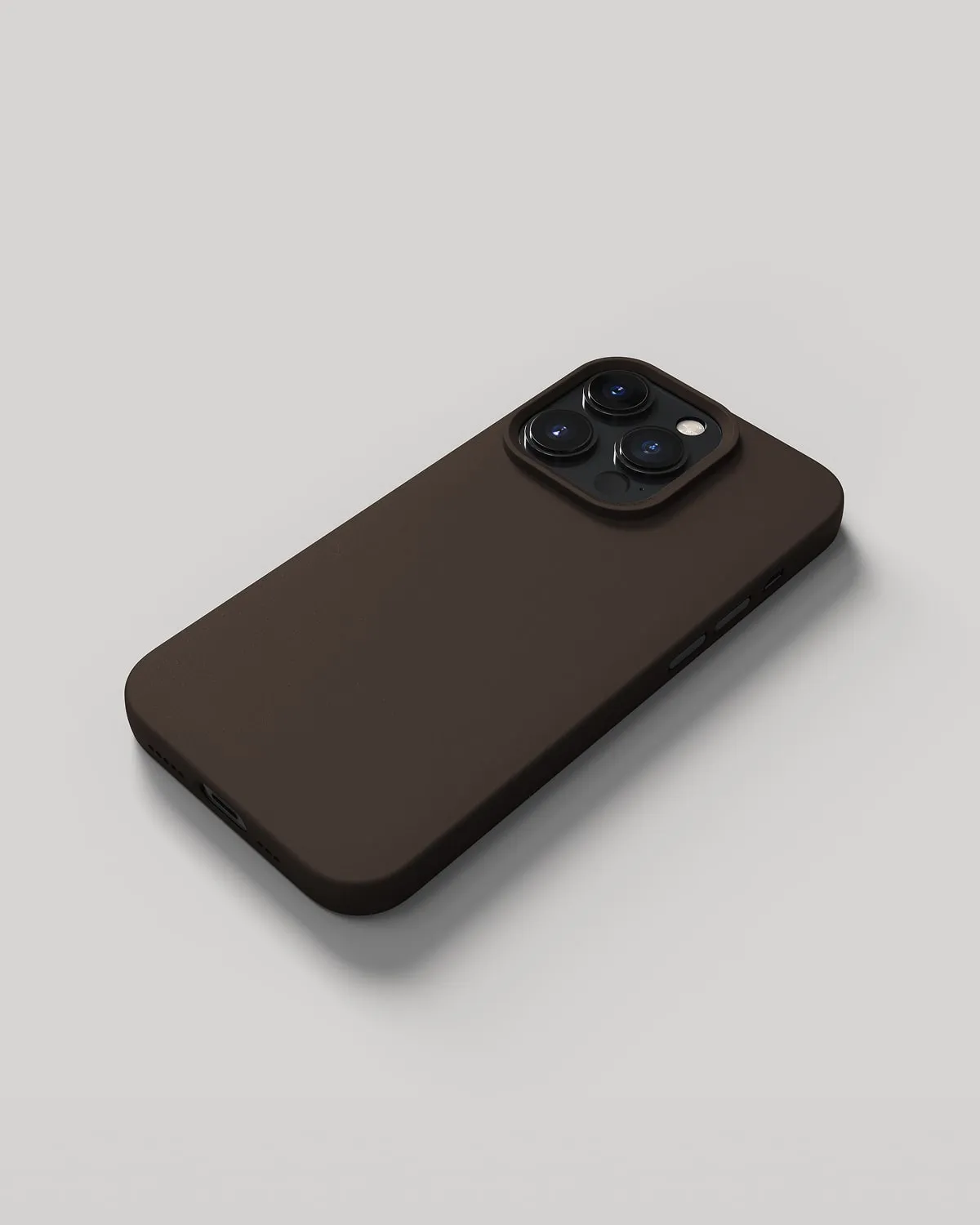 Nudient Thin Case iPhone 14 Pro cover marrone MagSafe