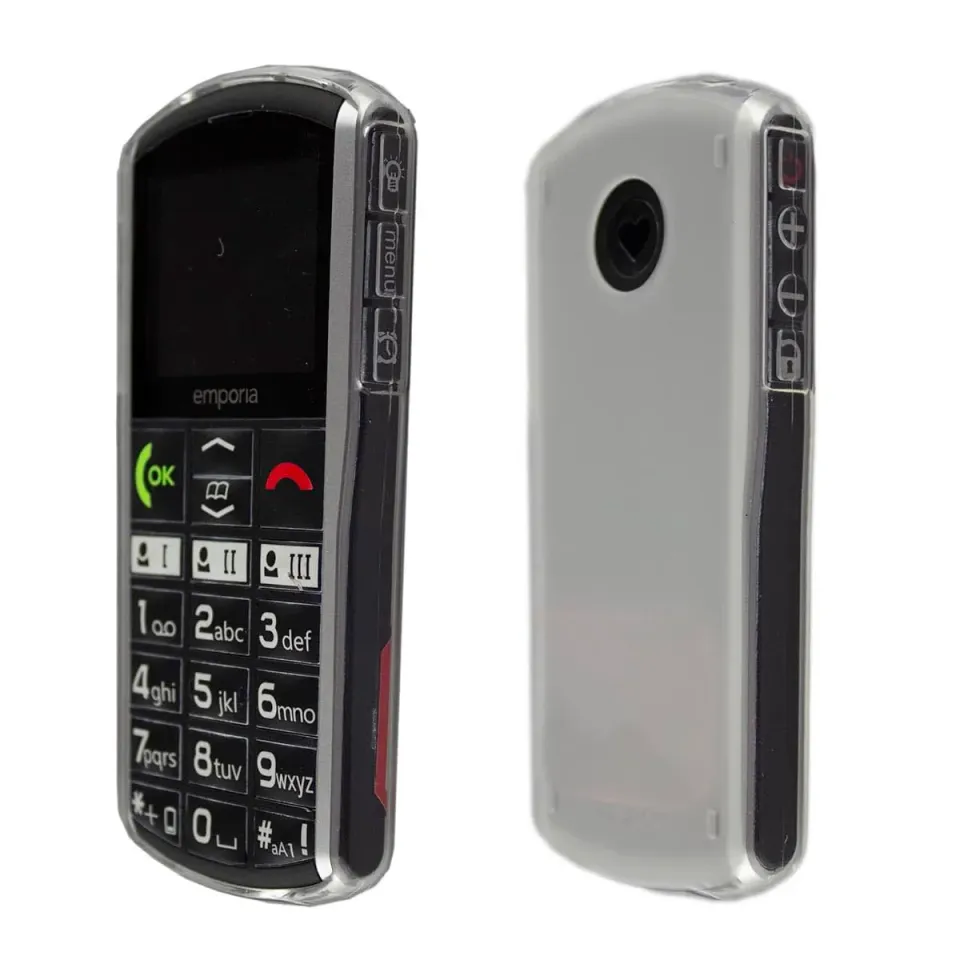 caseroxx per Emporia Simplicity V27 cover TPU trasparente