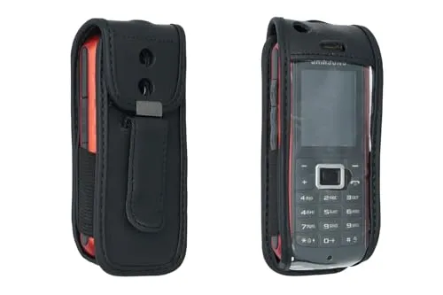 caseroxx GT-B2100 custodia cintura pelle nera finestra