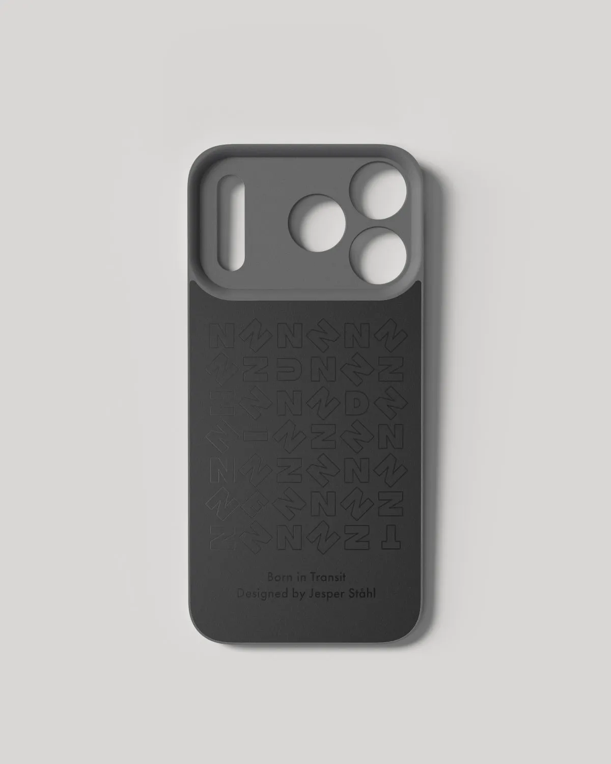 Nudient Slice Case iPhone 17 Pro cover grigia MagSafe
