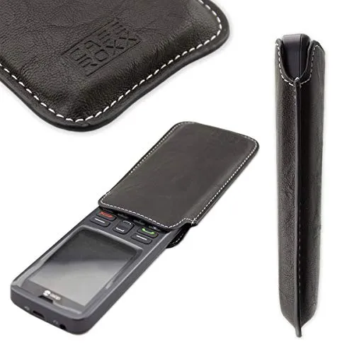 caseroxx Business-Line Doro 5516 custodia tasca nera clip