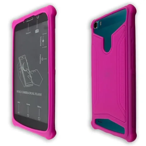 caseroxx Timmy M12 cover TPU fucsia antiscivolo