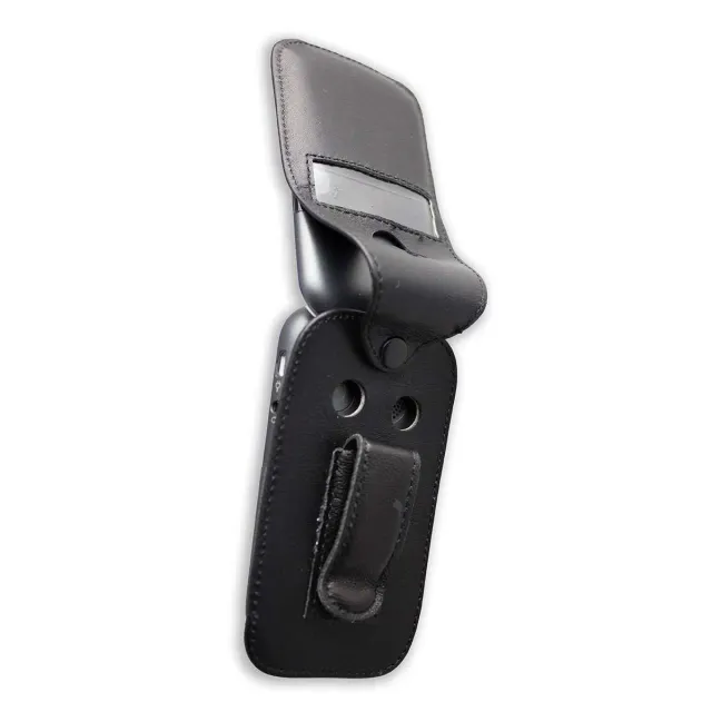 caseroxx Custodia Pelle Doro 6050/6051 Nera Clip Cintura