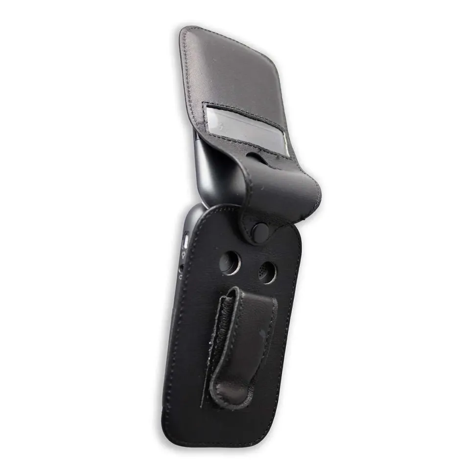 caseroxx Custodia Pelle Doro 6050/6051 Nera Clip Cintura