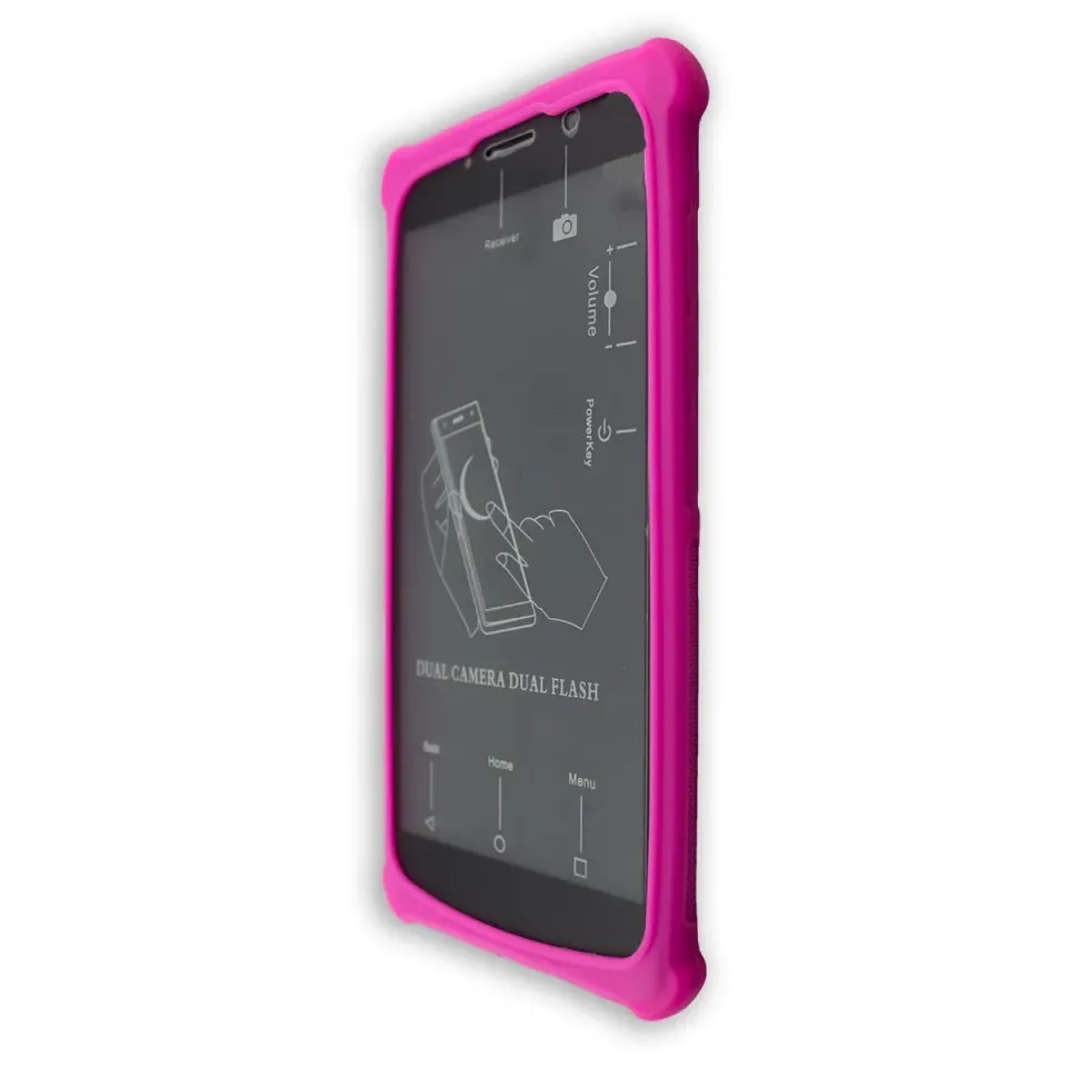 caseroxx Timmy M12 cover TPU fucsia antiscivolo