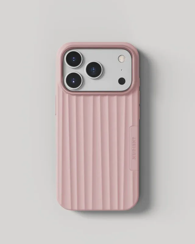 Nudient Bold Case custodia iPhone 18 Pro Dusk Pink MagSafe