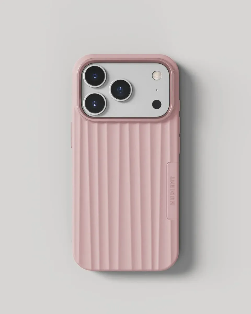 Nudient Bold Case custodia iPhone 18 Pro Dusk Pink MagSafe