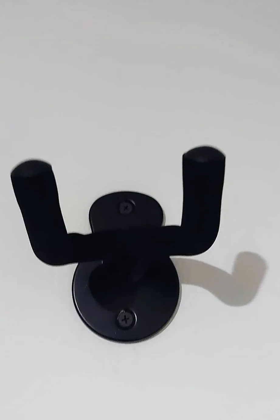 MoKo Supporto Chitarra 3 pezzi gancio parete nero metallo