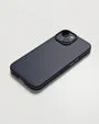 Nudient Thin Case iPhone 15 cover 2 pezzi nero blu sottile