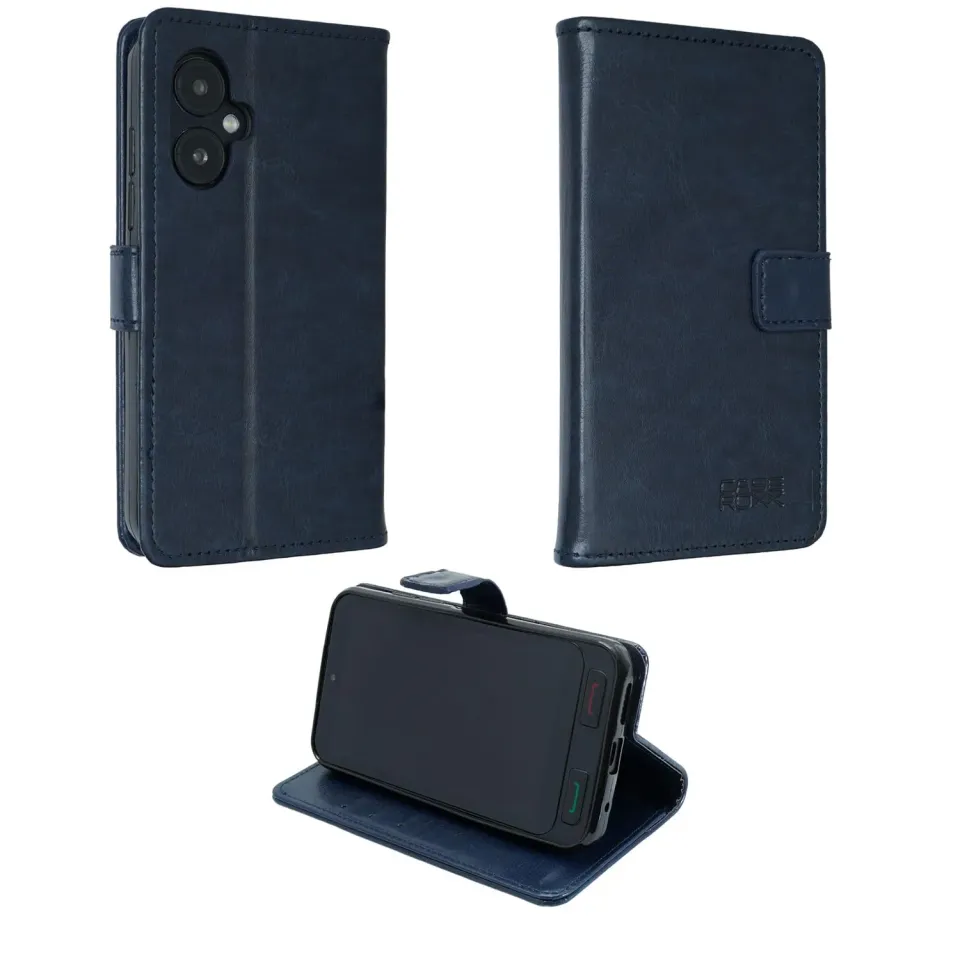caseroxx custodia SPC Zeus 2 portafoglio azzurra carte