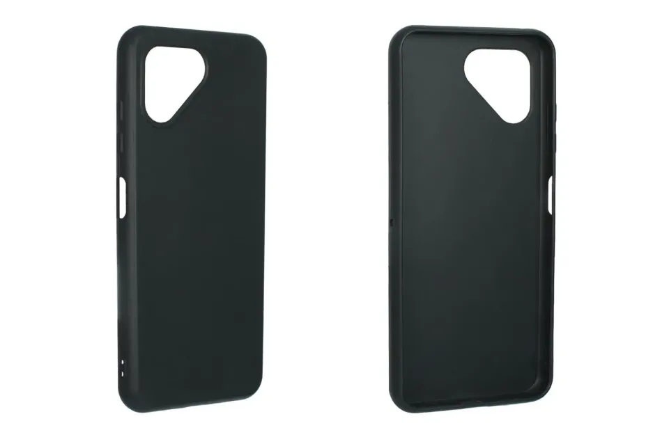 caseroxx Fairphone 4 cover TPU nero antiscivolo