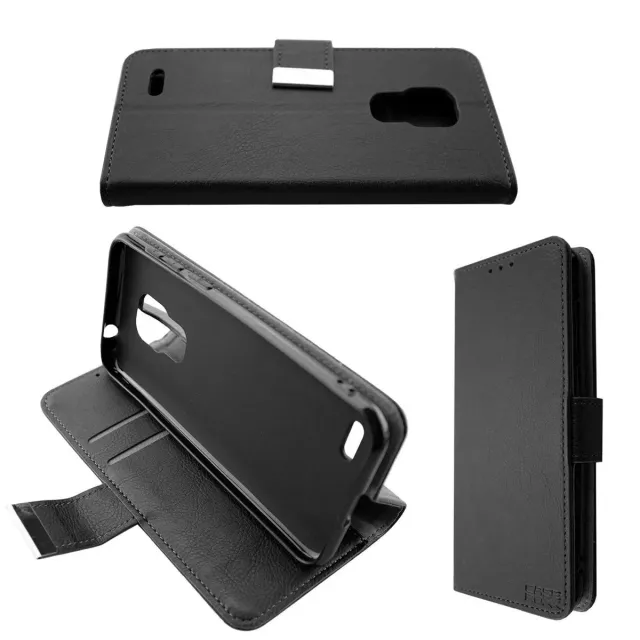 caseroxx Bookstyle custodia Vernee M7 nera portafoglio