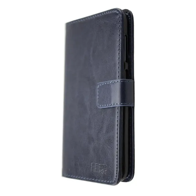 caseroxx Bookstyle Gigaset GS185 custodia azzurra portafoglio