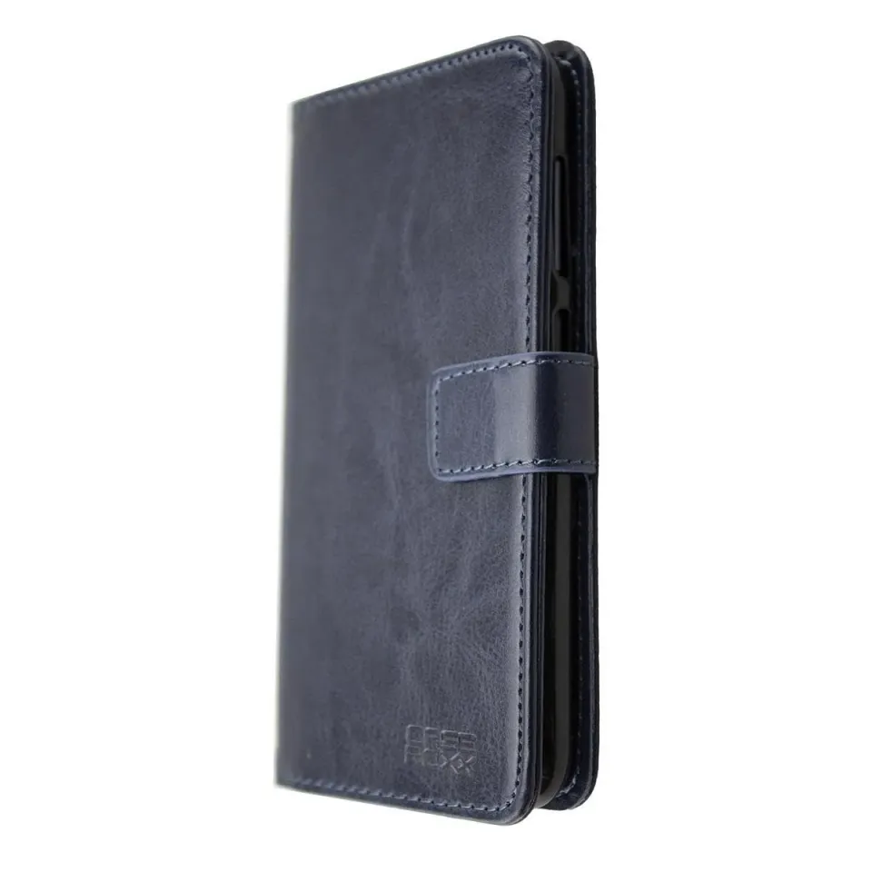caseroxx Bookstyle Gigaset GS185 custodia azzurra portafoglio