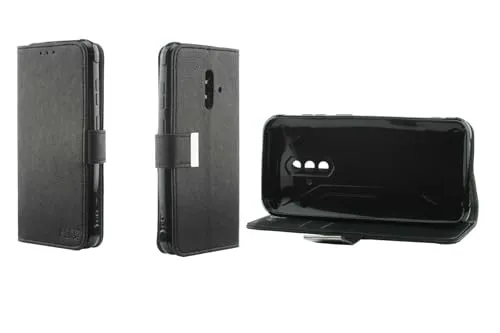 caseroxx Blackview BV5200 custodia a libro nera stand