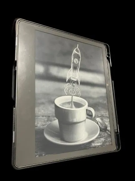 MoKo Custodia Kindle Scribe 11" 2025 Supporto Nero stand