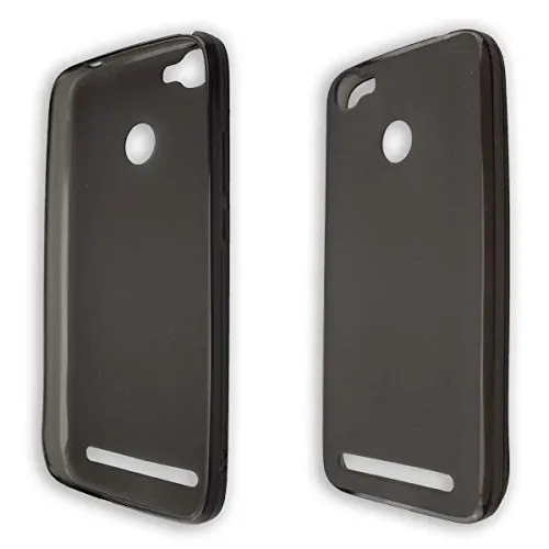caseroxx TPU cover Homtom HT50 nera antiscivolo