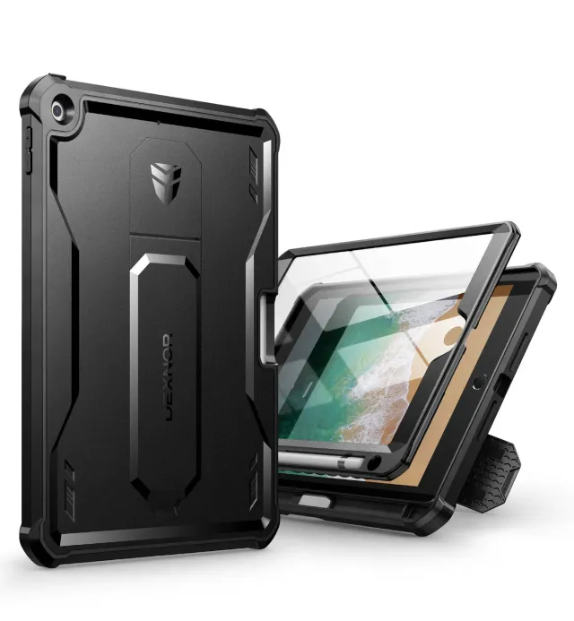 Dexnor cover iPad 9.7 2017 nera con pellicola e stand
