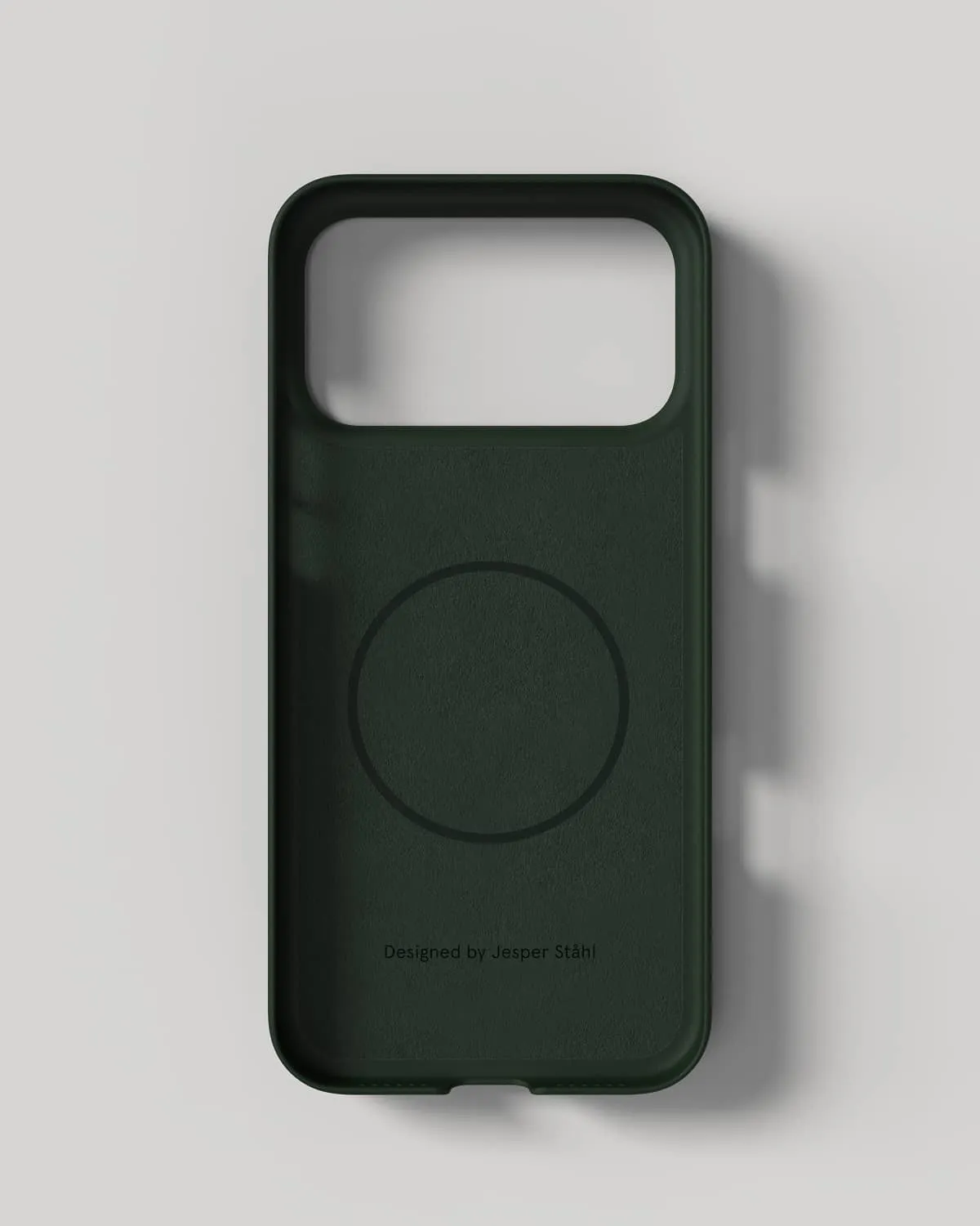 Nudient Thin Case cover iPhone 18 Pro Max Moss Green MagSafe sottile