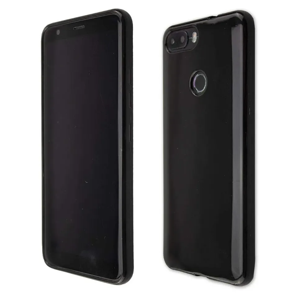 caseroxx GS370 Custodia TPU Nero Antiurto Sottile