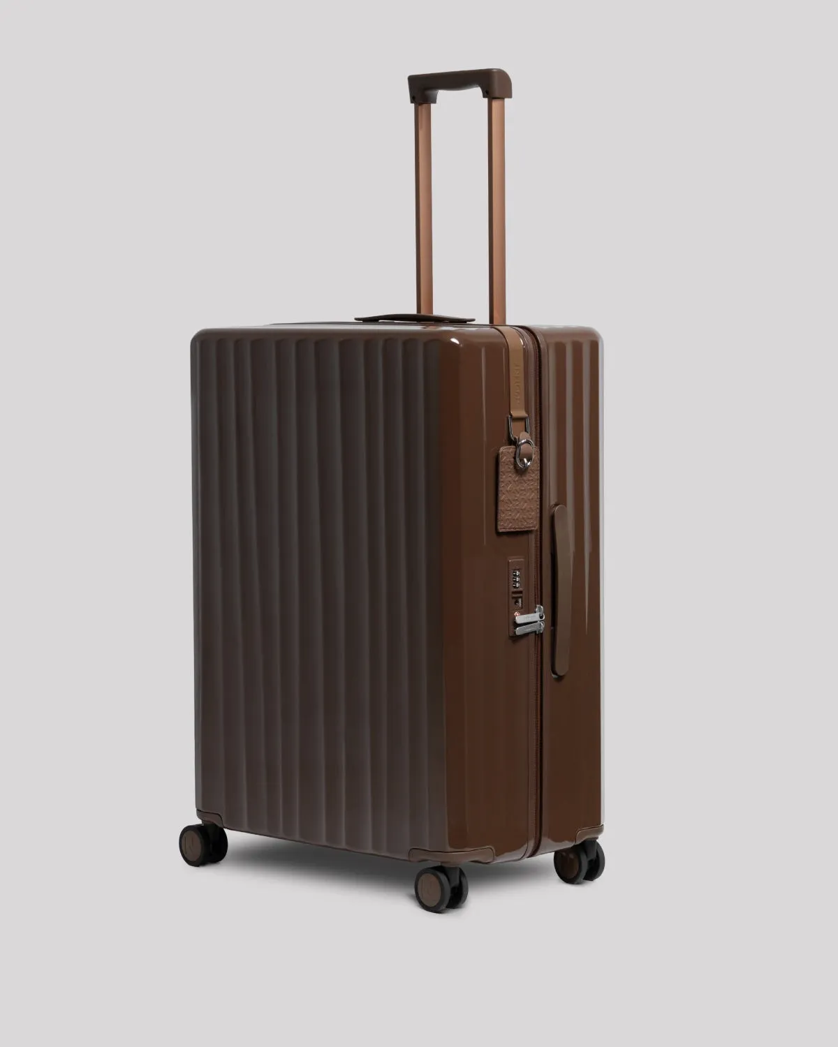 Nudient Bold Check-in Bag L V2 valigia Chestnut Brown leggera