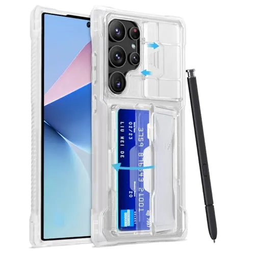 CloudValley Galaxy S24 Ultra Cover Portafoglio con Porta Carte