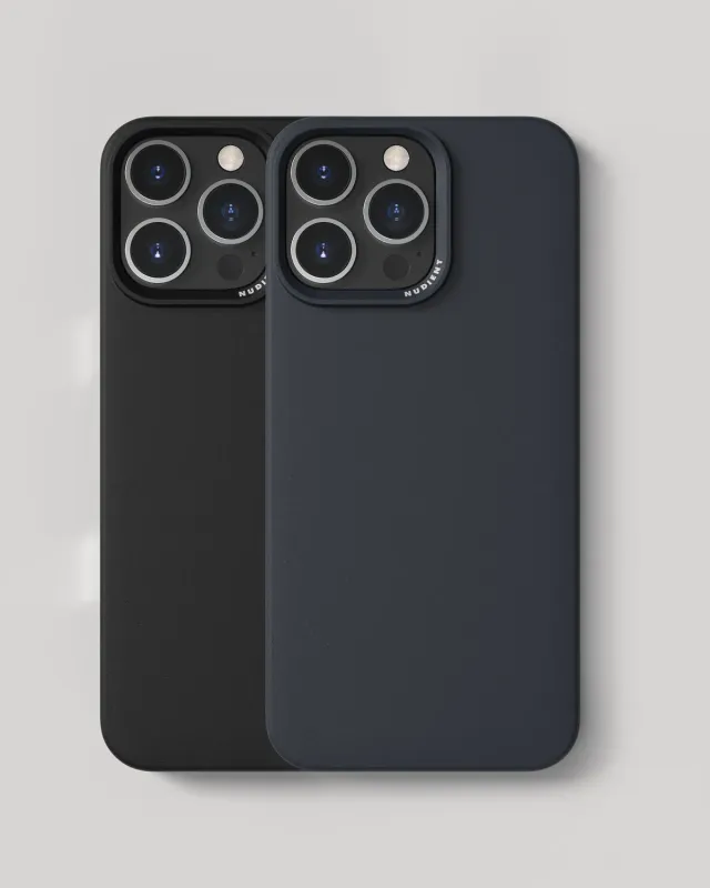 Nudient Thin Case iPhone 16 Pro Max cover 2 pz blu nera
