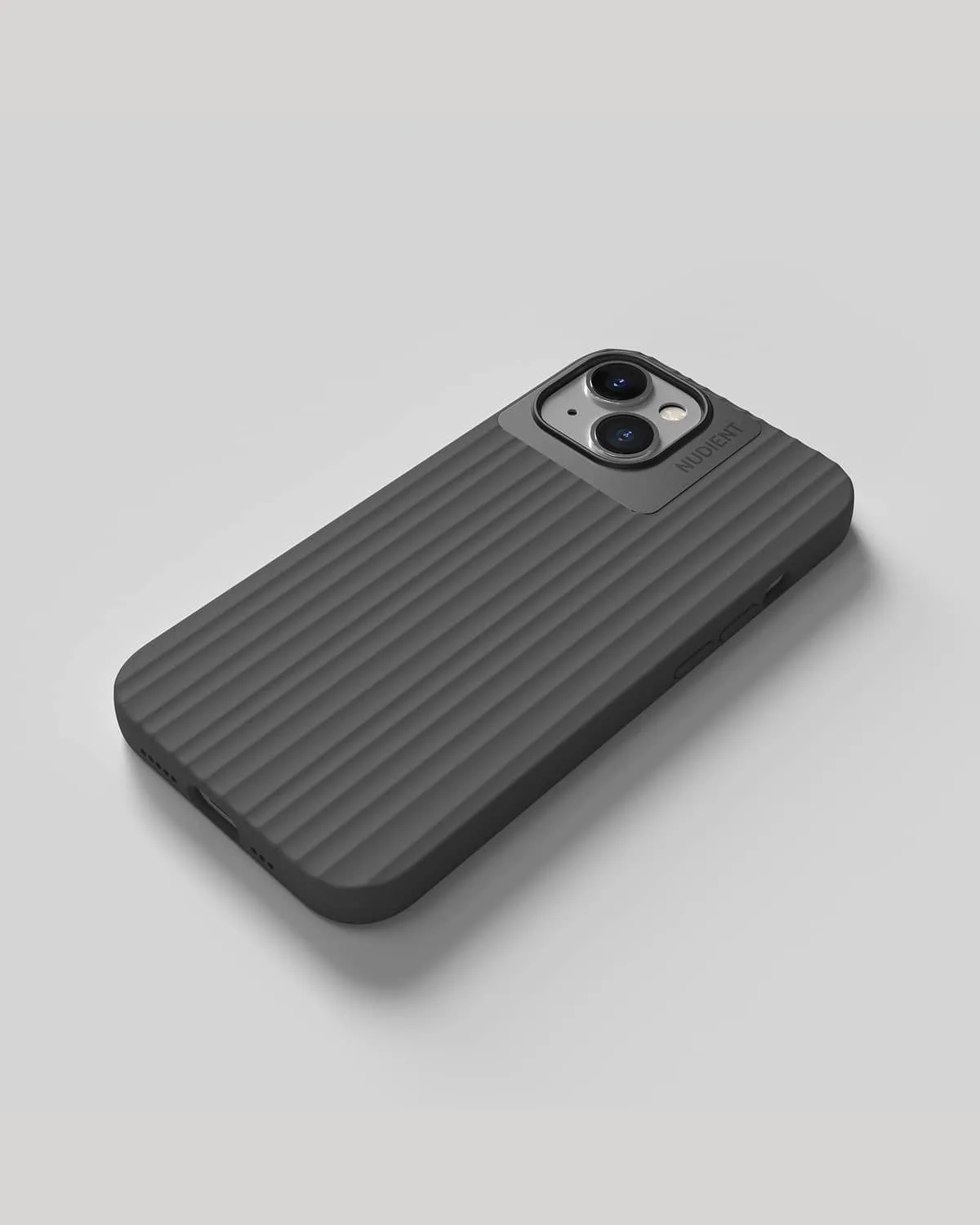 Nudient Bold Case iPhone 14 cover Basalt Grey protettiva