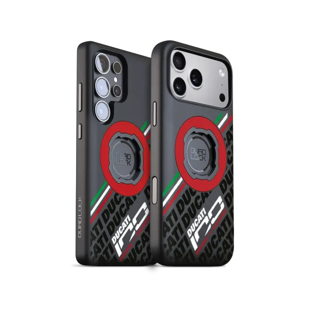 Quad Lock MAG Custodia Ducati 100 Years iPhone 16