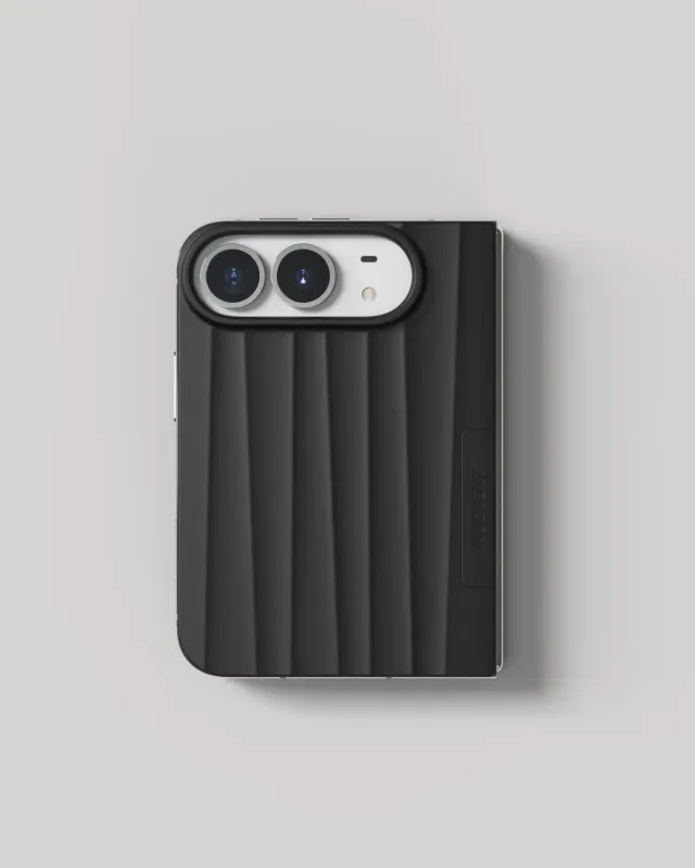 Nudient Slice Case cover iPhone Duo Ink Black MagSafe ultrasottile