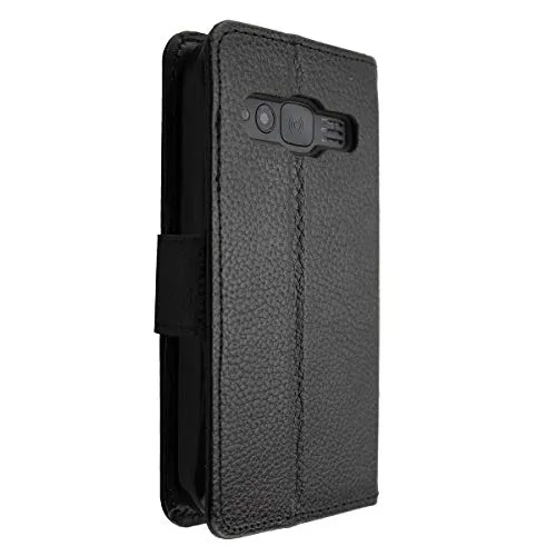 caseroxx Bookstyle Cover per Doro 1370 1372 nero portafoglio