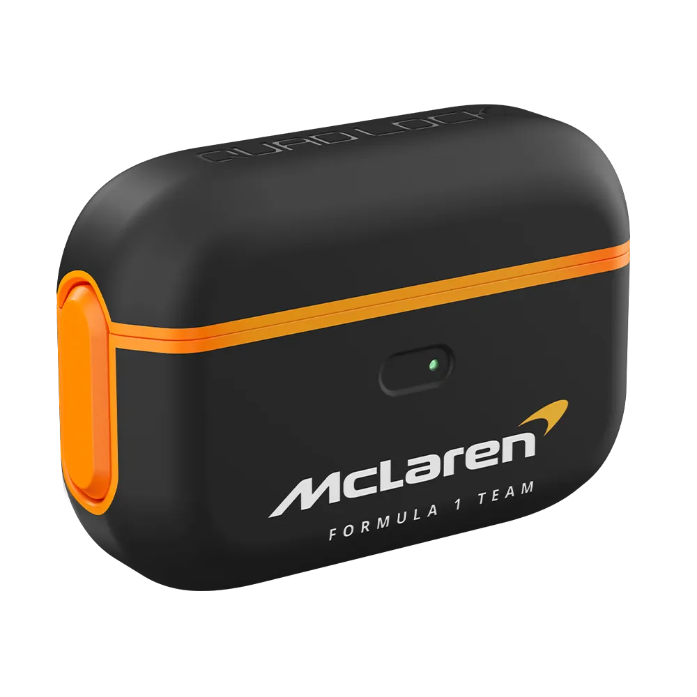 Quad Lock McLaren Custodia AirPods Pro Moschettone Papaya