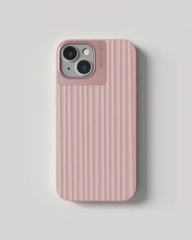 Nudient Bold Case cover iPhone 14 rosa senza MagSafe antishock