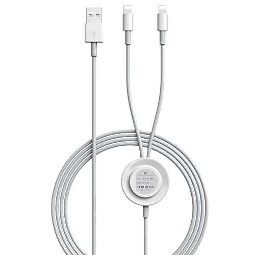 MoKo cavo caricatore 3in1 Apple Watch iPhone magnetico 1,2m