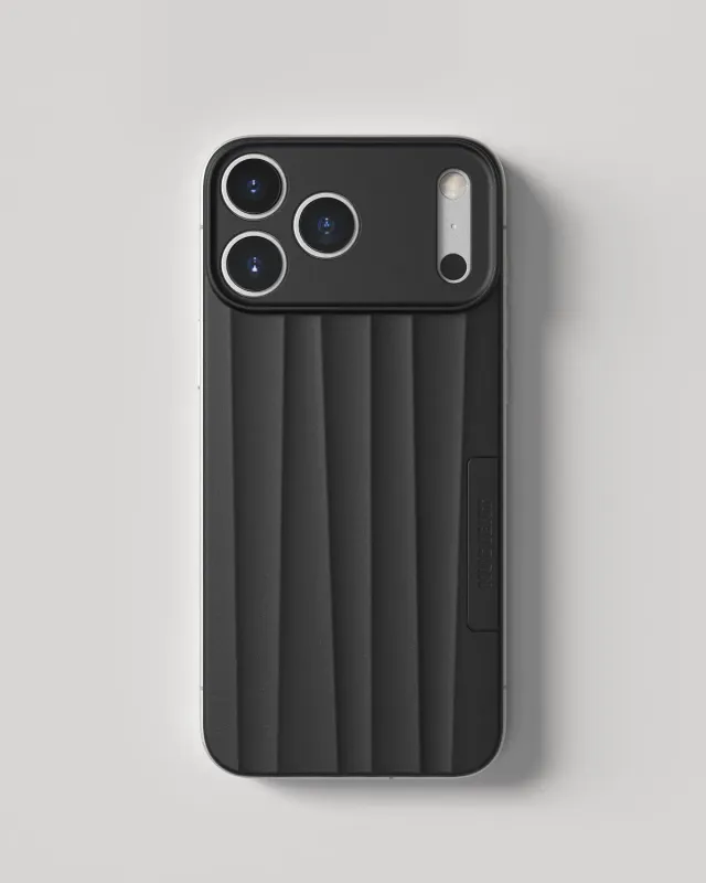 Nudient Slice Case custodia iPhone 17 Pro Max Ink Black MagSafe