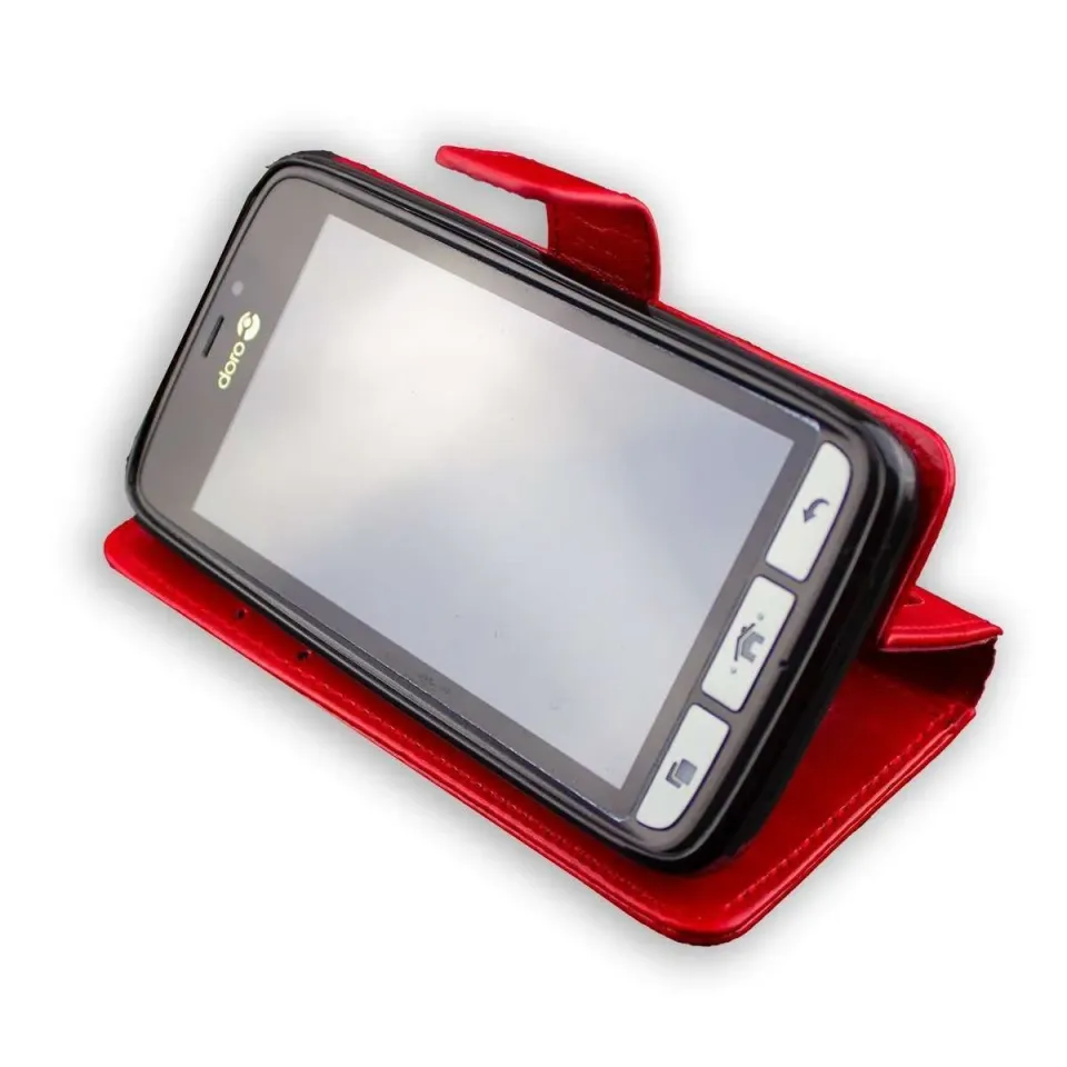 caseroxx Doro 8030 8031 custodia portafoglio rossa