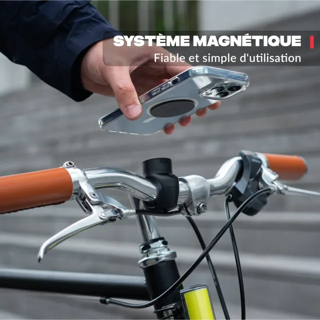 Shapeheart Pro supporto telefono bici magnetico con custodia