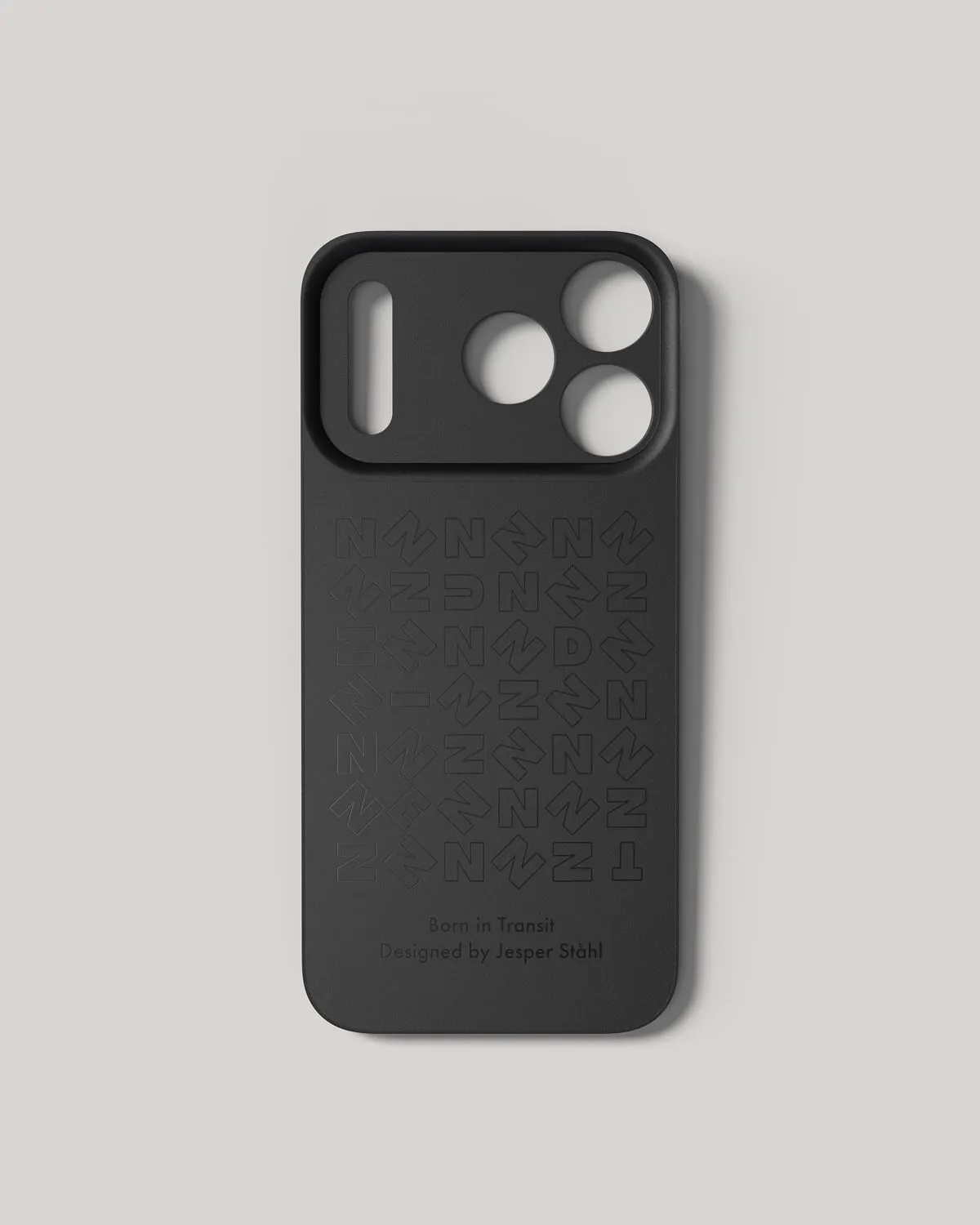 Nudient Slice Case cover iPhone 17 Pro Ink Black MagSafe ultrasottile
