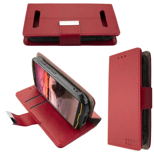 caseroxx KingKong Mini cover bookstyle rossa portafoglio