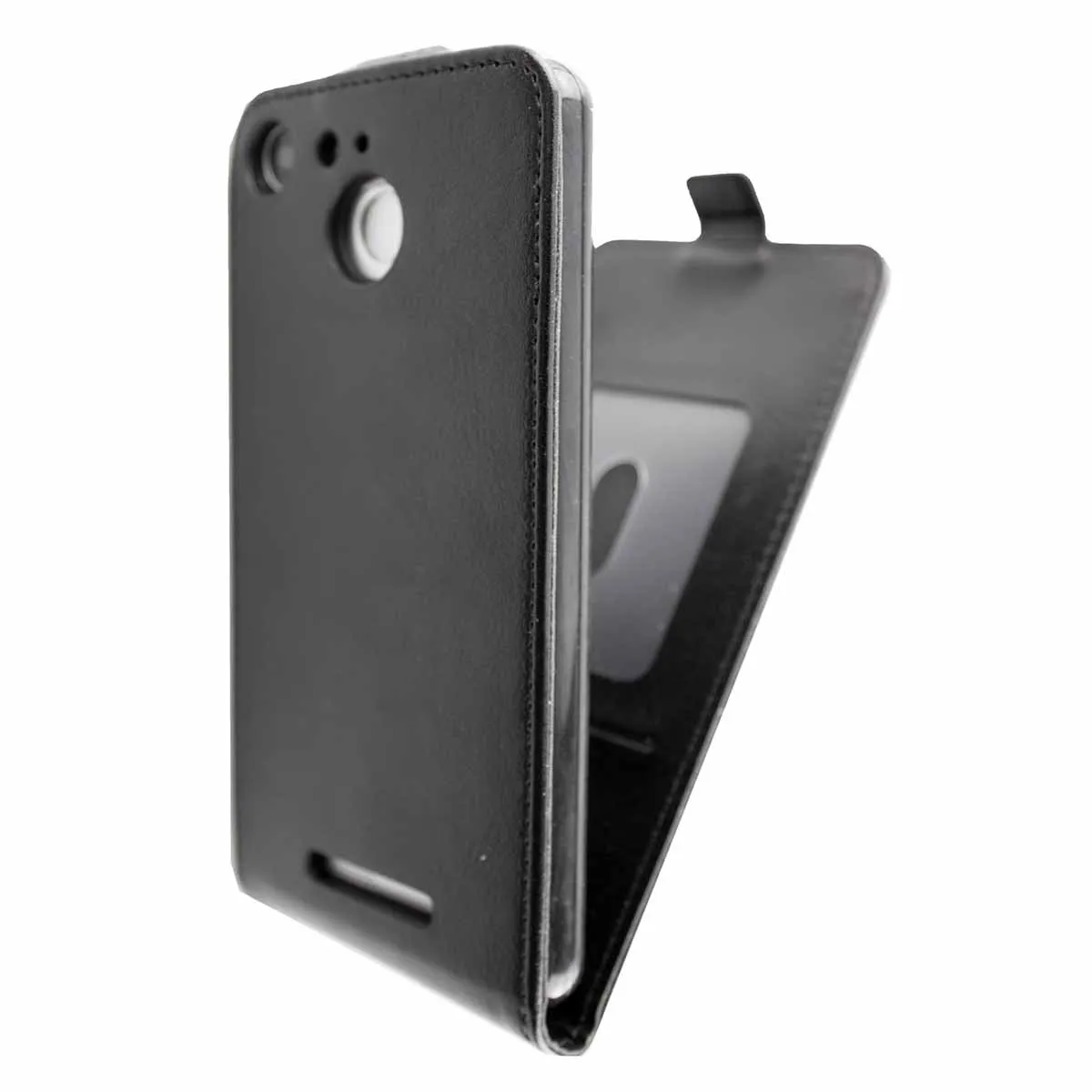 caseroxx Flip Cover Archos 50B Cobalt custodia nera